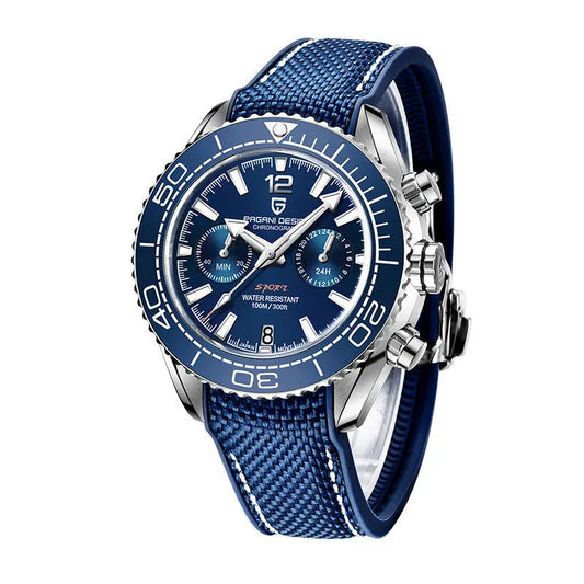 24 Hour Calendar Luminous Men's Quartz Watch PAGANI DESIGN Watch - UTrano