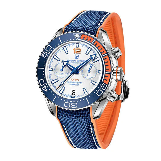 24 Hour Calendar Luminous Men's Quartz Watch PAGANI DESIGN Watch - UTrano