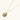 Gold-plated pendant necklace with green enamel background and oval olive cubic zirconia center stone with crystal accents.
