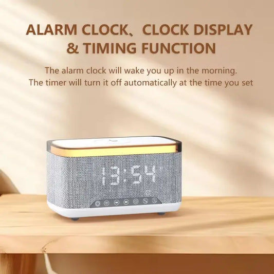 AEC S300 Portable 10W Power Multifunction Bluetooth Speaker Alarm Clock Wireless Charger, S300 - UTrano