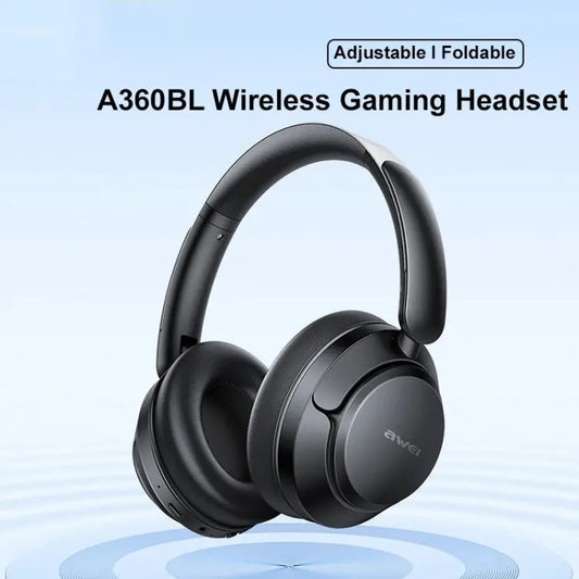 AWEI A360BL Foldable Wireless Bluetooth Gaming Headset, A360BL - UTrano