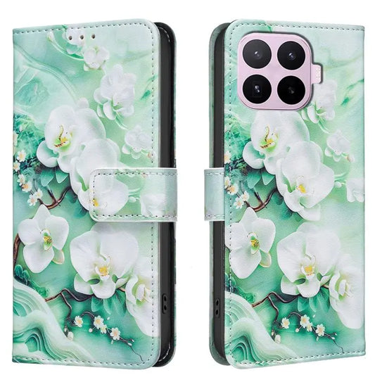 BF42 Color Painting Leather Phone Case, For Xiaomi 17T Pro 5G, For Xiaomi 17T 5G For Xiaomi 17T Pro 5G / Pink Flower