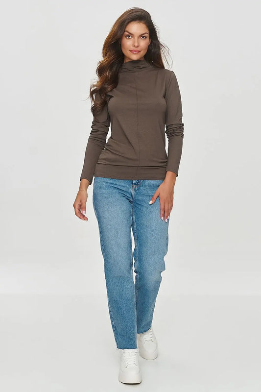 Blouse model 200135 Makadamia
