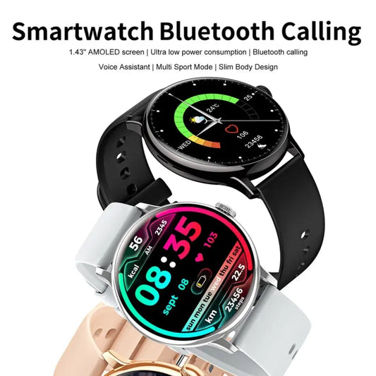 CY500 1.43 inch AMOLED Screen Smart Watch, BT Call / Heart Rate / Blood Pressure / Blood Oxygen Utrano