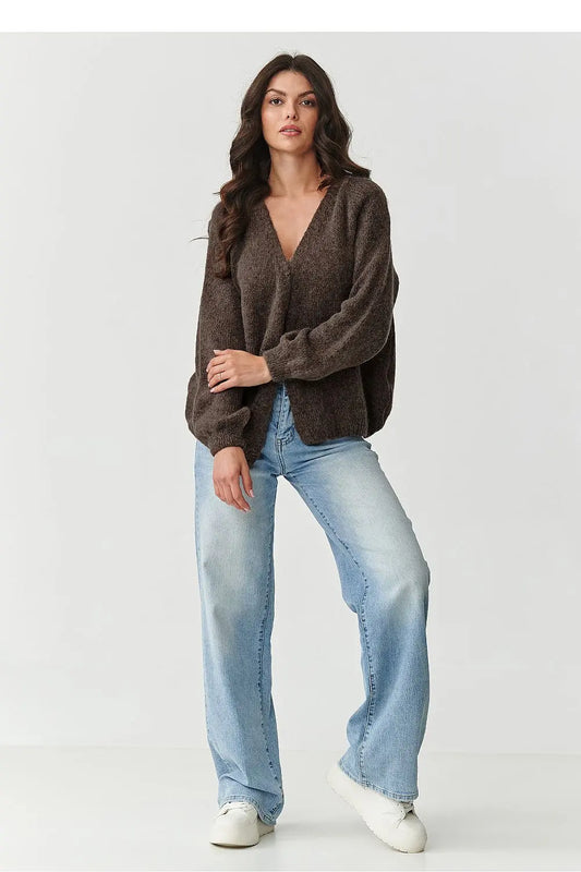 Cardigan model 217364 Makadamia