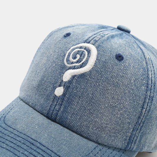 Creative Denim Question Mark Pattern Baseball Cap