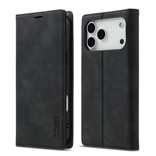LC.IMEEKE Strong Magnetism Microfiber Leather Phone Case, For iPhone 17 Pro Max, For iPhone 17 Pro, For iPhone 17, For iPhone Air