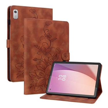 Lily Embossed Leather Tablet Case, For Lenovo Tab P11 Gen 2 11.5, For Lenovo Tab M10 10.1 3rd Gen, For Lenovo Tab M10 Plus 10.6 3rd Gen