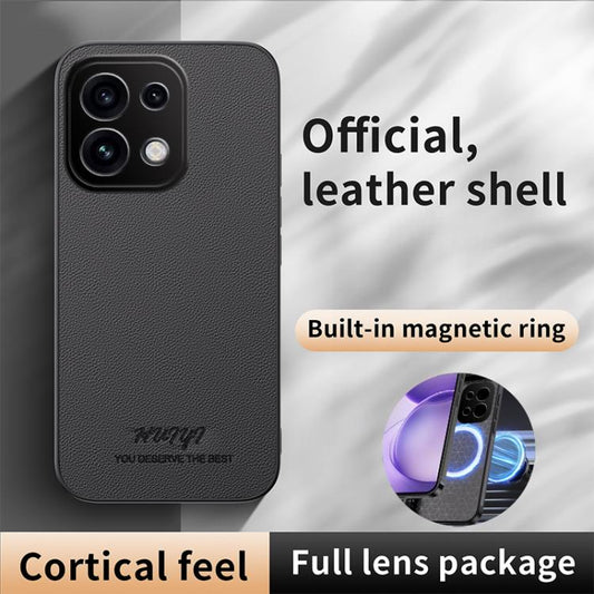 HUIYI Leather Magnetic Phone Case, For OPPO Find X8 Ultra, For OPPO A5 Pro 5G, For OPPO Find X8, For OPPO K12x