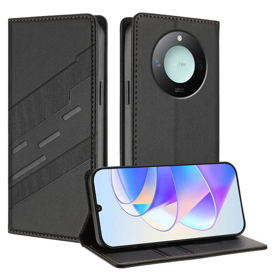 Embossed Multi-functional Wallet Retro Leather Phone Case, For Honor X5b / X5b Plus, For Honor 200 Smart 5G / X7c 4G, For Honor X6b / X6a 4G