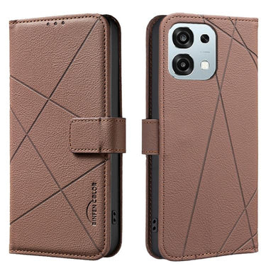 Geometric Pattern RFID Leather Phone Case, For OPPO A38 4G / A18 4G, For OPPO A58 4G, For OPPO A78 4G, For OPPO A98 5G / F23 / A1
