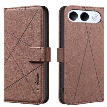 Geometric Pattern RFID Leather Phone Case, For OPPO Reno15 F 5G Global, For OPPO Reno15 5G Global, For OPPO A6 Pro 5G/4G Global / F31 5G, For OPPO Reno14 F 5G