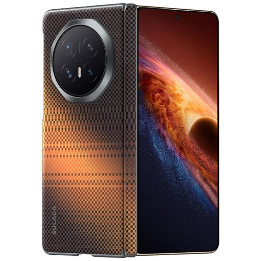 SULADA Kevlar Woven Texture Magnetic Leather Phone Case, For Honor Magic V6, For Honor Magic V5