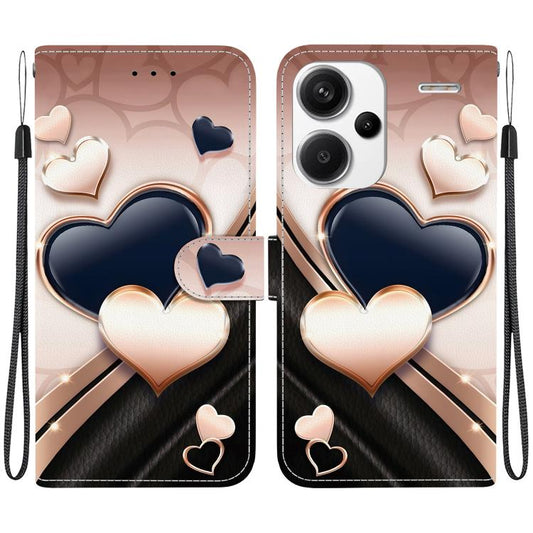 Crystal Texture Colored Drawing Leather Phone Case, For Redmi Note 12 Pro 4G / Note 11 Pro 4G / 5G, For Redmi Note 12 4G Global