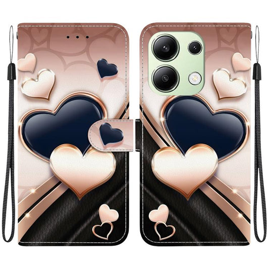 Crystal Texture Colored Drawing Leather Phone Case, For Redmi Note 13 Pro 5G / Xiaomi Poco X6, For Redmi Note 13 5G