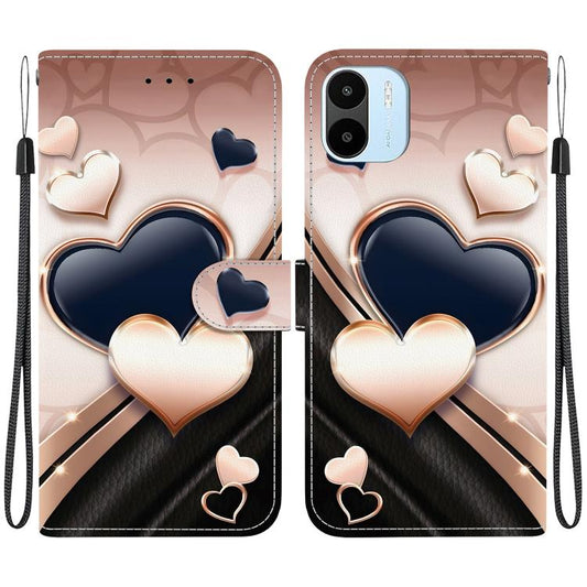 Crystal Texture Colored Drawing Leather Phone Case, For Redmi Note 12 Pro 5G Global / Speed, For Redmi Note 12 5G Global / Xiaomi Poco X5