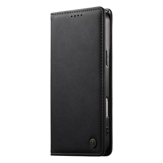 Dierfeng Metal Snap Magnetic RFID Vegan Leather Phone Case, For Xiaomi 17 Ultra, For Xiaomi 17 Pro Max, For Xiaomi 17 Pro, For Xiaomi 17
