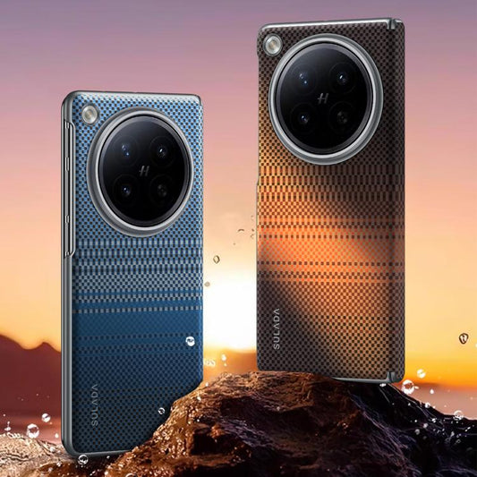 SULADA Kevlar Woven Texture Magnetic Leather Phone Case, For OPPO Find N6 5G