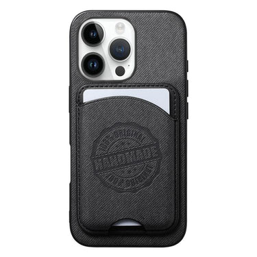 Twill Texture Vegan Leather Magnetic Phone Cover with Detachable Card Holder, For iPhone 14 Pro, For iPhone 14 Pro Max, For iPhone 13 Pro Max