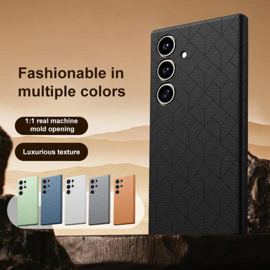 Rubik Cube Series Embossed Grid Pattern Magnetic Phone Case, For Samsung Galaxy S26+ 5G, For Samsung Galaxy S26 Ultra 5G, For Samsung Galaxy S26 5G, For Samsung Galaxy S25 5G / S24 5G