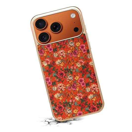 Denior Peony Series Electroplated Magnetic Phone Case, For iPhone 14 / 13, For iPhone 14 Pro, For iPhone 14 Pro Max, For iPhone 13 Pro Max, For iPhone 13 Pro