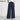 High-Waisted Wide-Leg Women Pants XL / Navy Blue