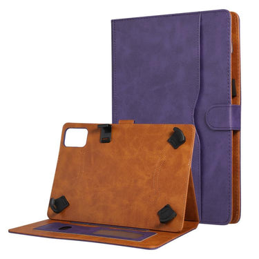 Dual-color Cowhide Vegan Leather Tablet Cover, 10 inch