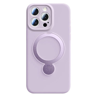 Liquid Silicone 360 Rotating Holder Magnetic Phone Case, For iPhone 14 Pro, For iPhone 14 Pro Max