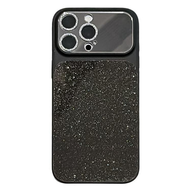 Electroplated Glitter Mirror Large Windows Phone Case, For iPhone 16 Pro Max, For iPhone 16 Pro, For iPhone 16 Plus