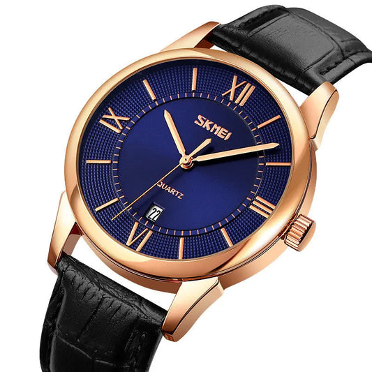 Foreign Trade Quartz Watch Calendar Belt Waterproof Men's Watch Men's Watch Utrano