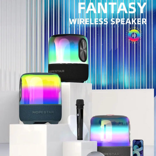 HOPESTAR SC-01 Waterproof LED Light Wireless Bluetooth Speaker, SC-01 Utrano