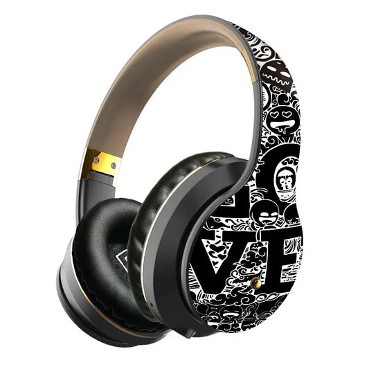 Headphones Wireless Bluetooth Headset Music Sports Heavy Bass Mobile Phone Card Headset Utrano