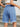 Heart-Pattern Rolled Hem Denim Shorts