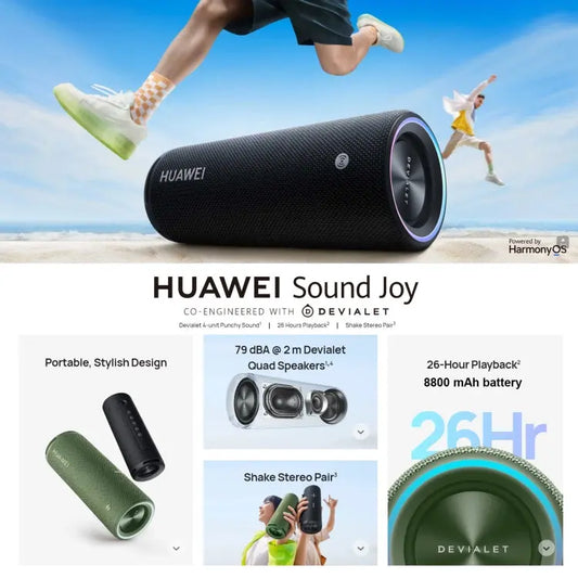 Huawei Sound Joy Portable Smart Speaker Shocking Sound Devialet Bluetooth Wireless Speaker - UTrano