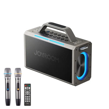 JOYROOM JR-MW03 Pies Series Party Double Microphone Bluetooth Speaker, JR-MW03 - UTrano
