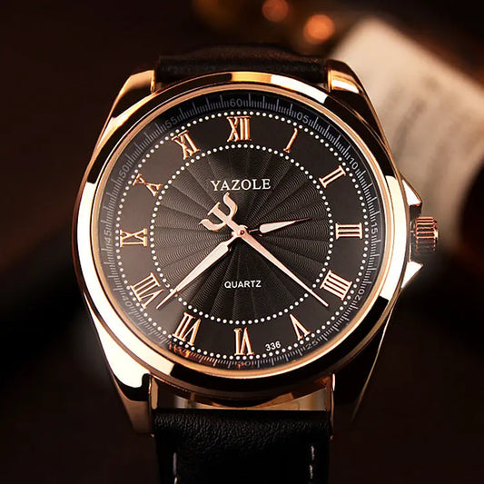 Male luxury Watch Simple Watch Cross - Border dress watch