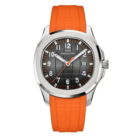 Men's Rubber Sports Quartz Watch Fashion Luminous Waterproof Utrano