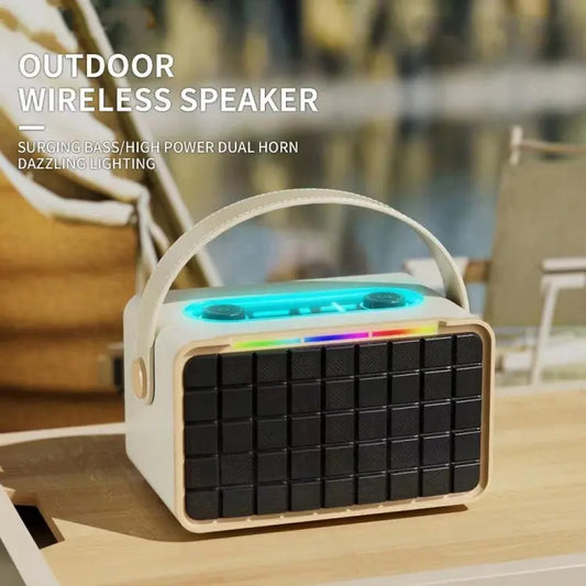 NewRixing NR8801 15W Portable Outdoor Bluetooth Speaker TWS Stereo Speaker Utrano