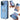 Retro Magsafe Cross Leather Ring Holder Card Bag Phone Case, For iPhone 12 / 12 Pro, For iPhone 12 Pro Max, For iPhone 11 Pro Max For iPhone 12 Pro Max / Blue