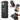 Retro Magsafe Cross Leather Ring Holder Card Bag Phone Case, For iPhone 16 Pro, For iPhone 16 Plus, For iPhone 16 For iPhone 16 / Black
