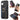 Retro Magsafe Cross Leather Ring Holder Card Bag Phone Case, For iPhone XR, For iPhone XS Max, For iPhone 7 Plus / 8 Plus For iPhone XR / Black