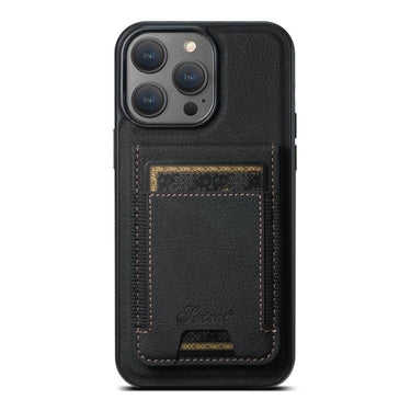 Suteni H17 Litchi Texture Leather MagSafe Detachable Wallet Phone Case, For iPhone 13 Pro, For iPhone 13, For iPhone 12, For iPhone 12 Pro Max, For iPhone 12 Pro