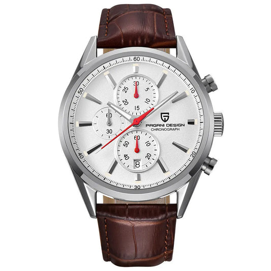 Stainless steel casual small three-hand multi-function waterproof quartz men's watch - UTrano