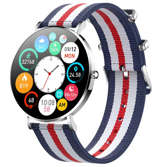 T8 Women'sand men's Thin Smart Call Watch Heart Rate And Blood Pressure Monitoring Utrano