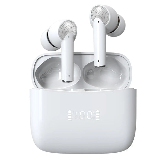 Touch Control Bluetooth Mini Earphones for Sports Music Stereo Digital Display in-ear Wireless Earbuds Utrano