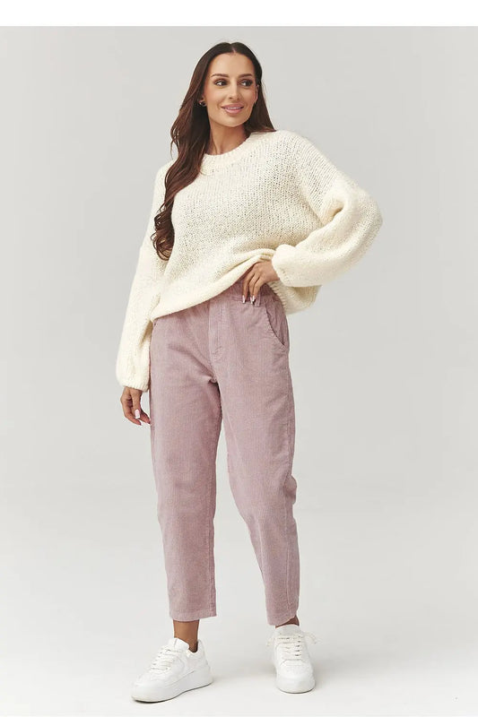 Women trousers model 223241 Makadamia