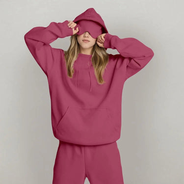 Women's Fashion Solid Color Hooded Top