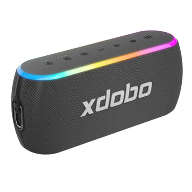 Xdobo X8 III BT5.3 IPX7 Wireless Speaker with RGB Light, Support Bluetooth/TF Card/USB/AUX, X8 III - UTrano