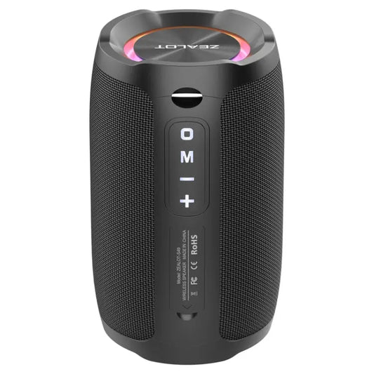 Zealot S49 Outdoor Portable Wireless Bluetooth Speaker with RGB Light, S49 - UTrano