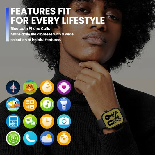 Zeblaze Btalk Plus 2.03 inch Screen Voice Calling Smart Watch, Support Heart Rate / Blood Pressure / Blood Oxygen Utrano